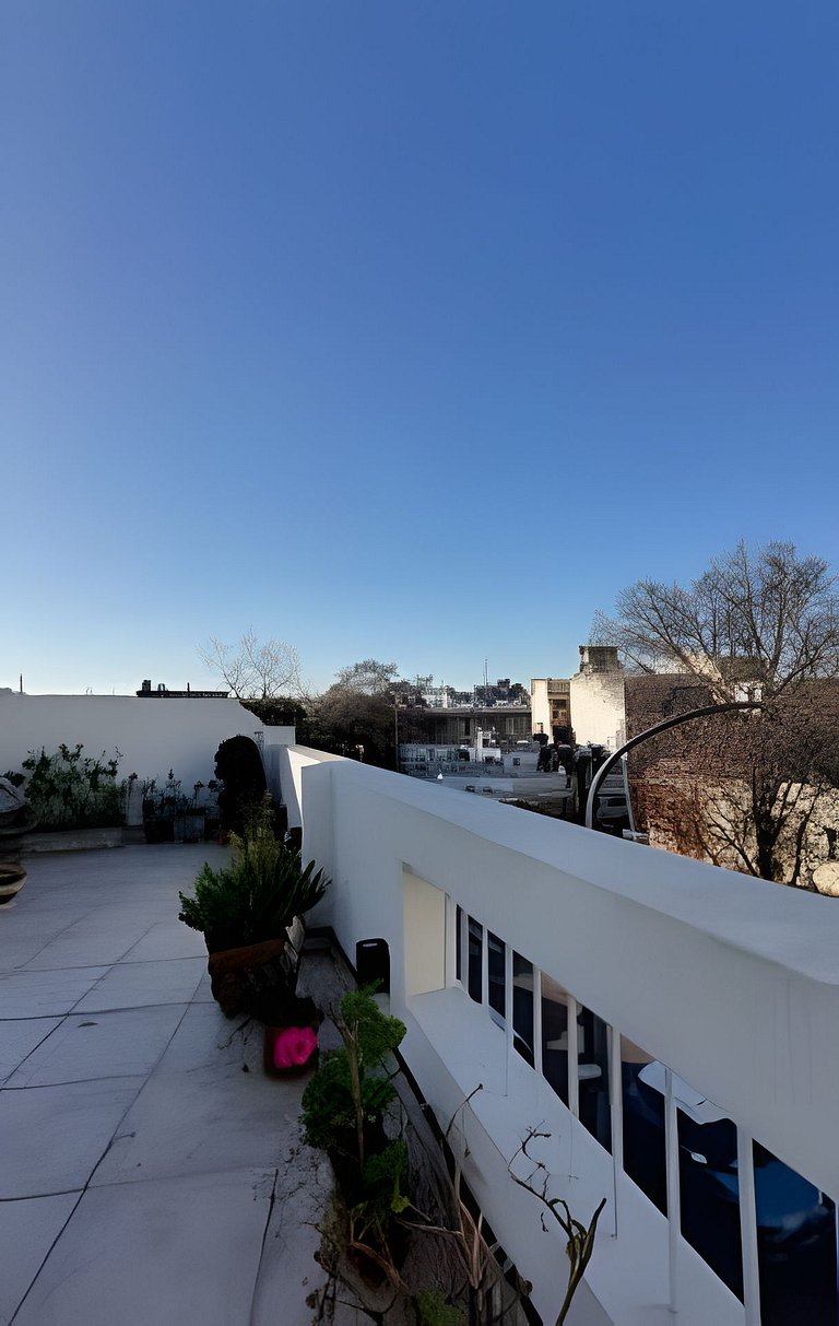 "Paraiso en la Ciudad" con terraza y parrilla