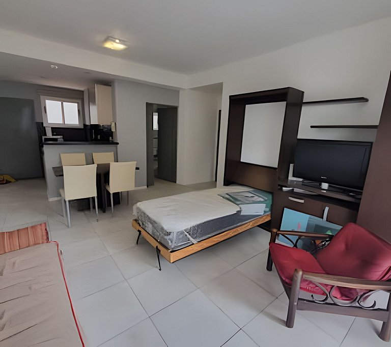 Moderno departamento con patio privado