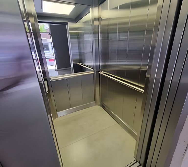 Modern apartment with private patio