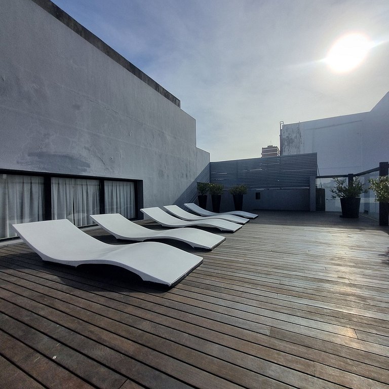 Relajate en Recoleta - Sauna, jardín verde y ¡más!