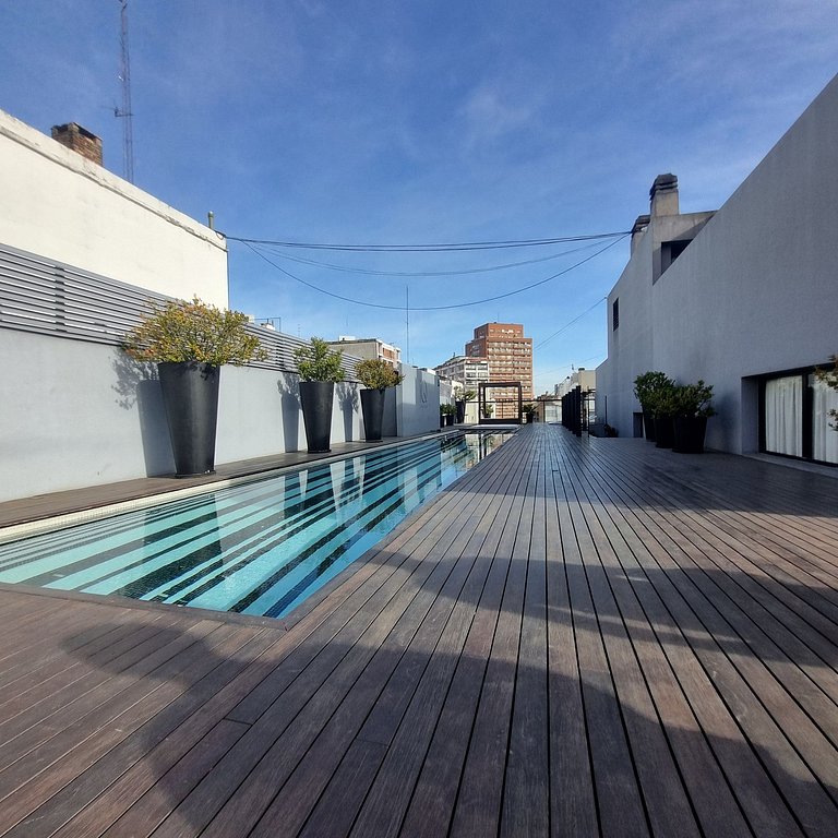 Relajate en Recoleta - Sauna, jardín verde y ¡más!