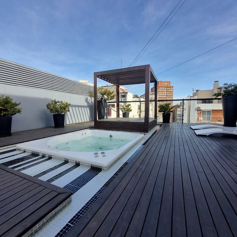 Relajate en Recoleta - Sauna, jardín verde y ¡más!