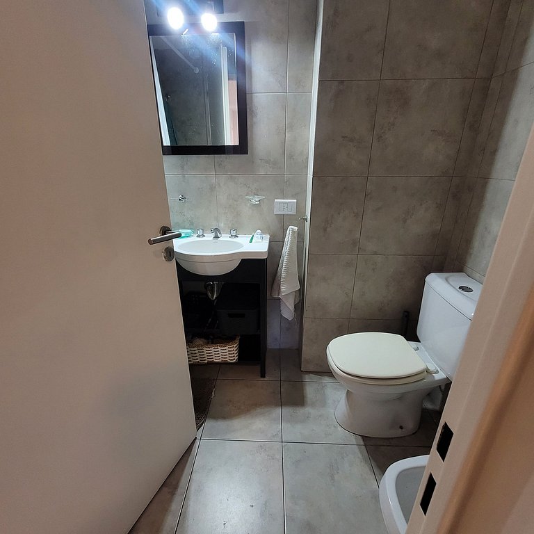 Monoambiente para 4 pax - Con lavarropa y balcón