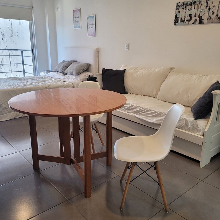 Monoambiente para 4 pax - Con lavarropa y balcón