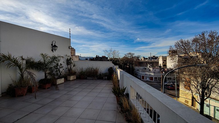 "Paraiso en la Ciudad" con terraza y parrilla