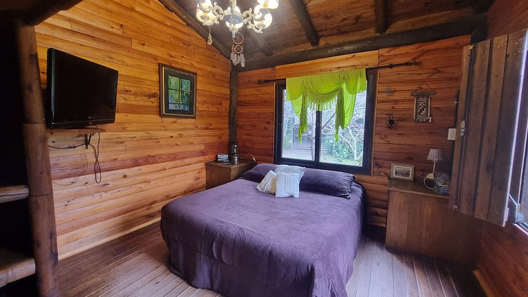 Cabaña con pileta y jardín amplio en Pilar #B