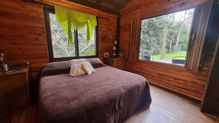 Cabaña con pileta y jardín amplio en Pilar #B