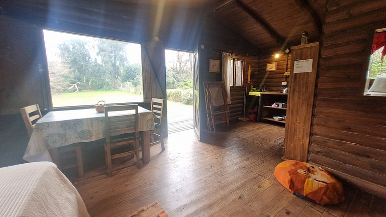 Cabaña rústica en Pilar con parque amplio - #A