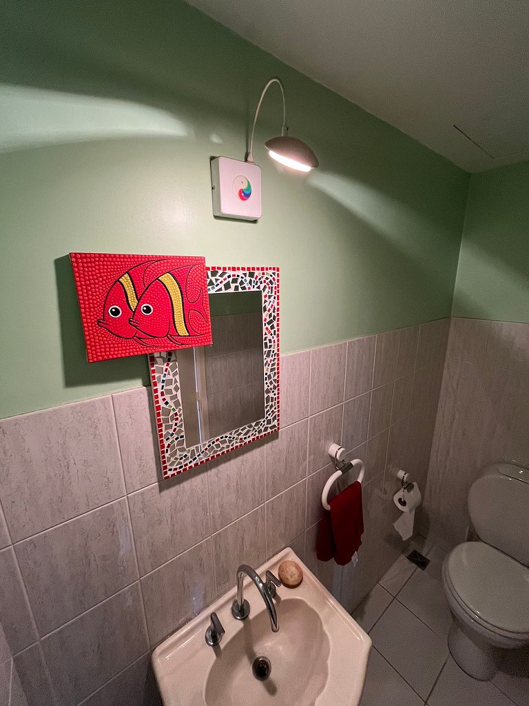 House with barbecue area and garage - In Golf/Alem Area