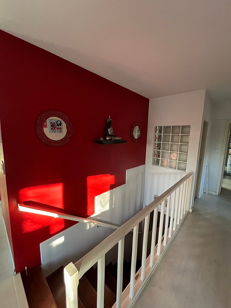 House with barbecue area and garage - In Golf/Alem Area