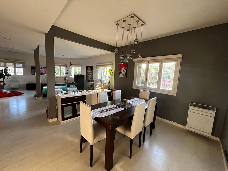 House with barbecue area and garage - In Golf/Alem Area