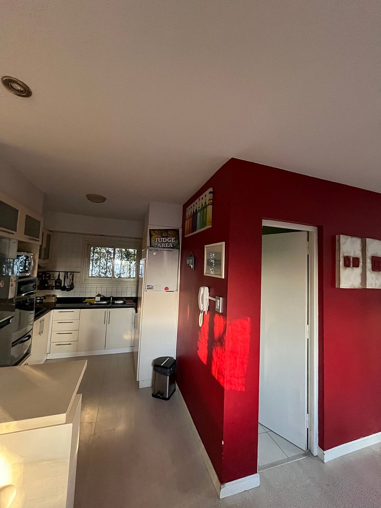 House with barbecue area and garage - In Golf/Alem Area