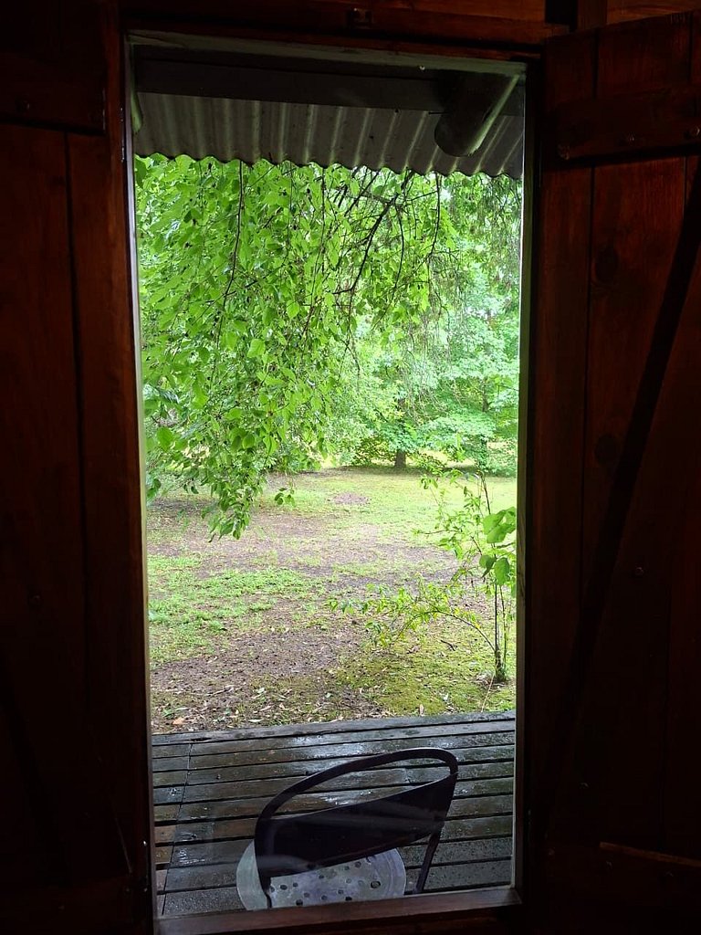 Cabaña en complejo con pileta y verde #C