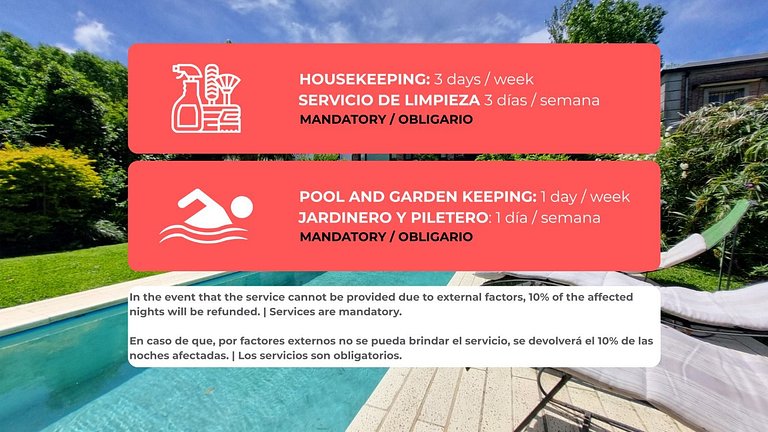 Casa premium com piscina e limpeza · San Isidro