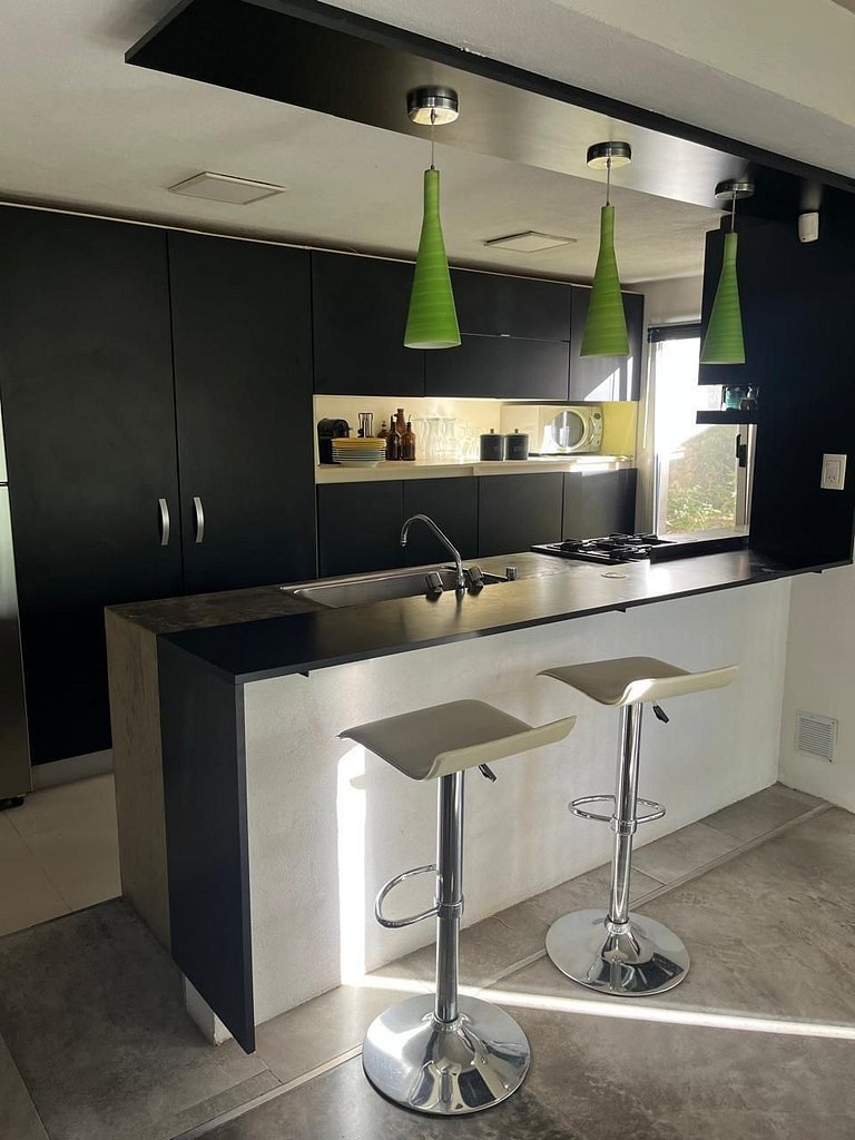 Relax en casa moderna con parrilla+patio! Mar Azul